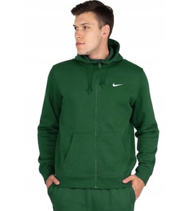Nike Sportswear Hoodie Full Zip Men's Kapüşonlu Yeşil Sweatshirt