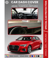 AUDİ A3 (2020+) Torpido Örtüsü Ön Göğüs Koruma Torpido Koruma Araca Özel Kaymaz Kolay Montaj