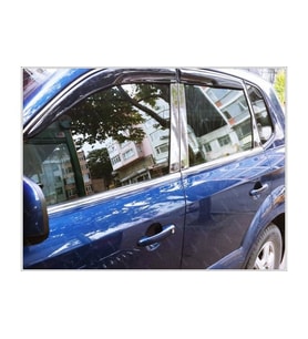 Kia Sportage Krom Cam Çıtası 6 prç. 2005-2010 P. Çelik