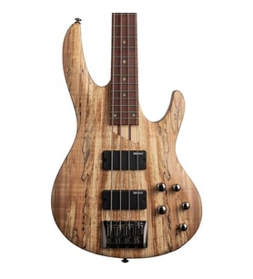 ESP LTD B-204 Spalted Maple Natural Bas Gitar