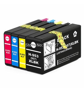 Photo Print Hp 953Xl 1 Set 4 Renk Kartuş- Hp 7220, 7230, 7240, 8210, 8710, 8715, 8720, 8725, 8730, 8740