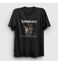 Presmono Unisex Siyah Infernus Septicflesh T-Shirt 172557tt