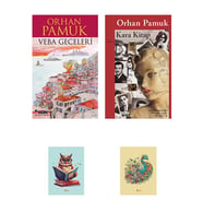 Orhan Pamuk Romanları - Kara Kitap - Veba Geceleri - Not Defterli Seti (Renksiz)