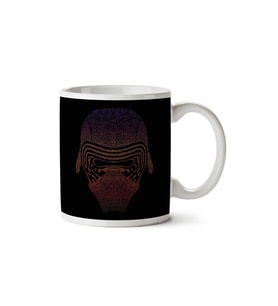 Kylo Ren Neon Star Wars İki Tarafı Baskılı Kupa Bardak