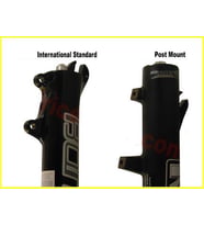 Shimano Ön Disk Fren Adaptörü SM-MA-F203 (Post/İs) 203mm (Siyah)