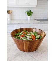 Akasya Ağacı Salata Kasesi Meyve Sebze Kasesi Salata Karıştırma Kasesi 30 CM