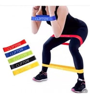 5'Li Aerobik Bandı Latex Bant Set Pilates Yoga Lastiği
