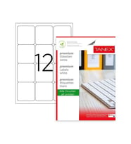 Tanex Laser Etiket Kod 2012 63.5mm x 72mm