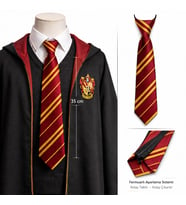 Harry Potter Gryffindor Fermuarlı Ayarlanabilir Kravat