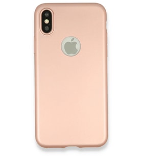 Durukar® iPhone X Kılıf First Silikon - Rose Gold