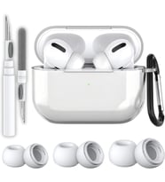 Lexroo AirPods Pro 2.Nesil Uyumlu Şeffaf Premium Kulaklık Kılıfı