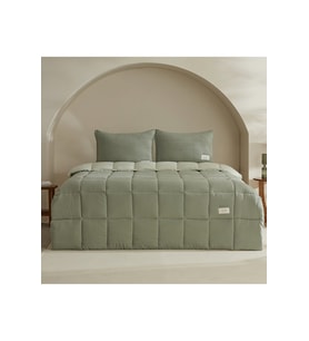 Relax Tek Kişilik Comfort Set/uyku Seti Yeşil (Bej)