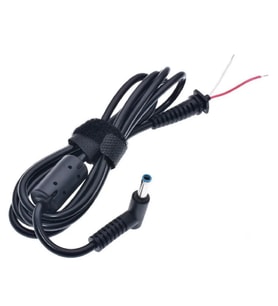 HP 3.0 MM X 4.5 MM İÇİN PİNLİ MAVİ UÇ ADAPTÖR DC KABLO 2 DAMARLI