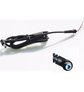 HP 3.0 MM X 4.5 MM İÇİN PİNLİ MAVİ UÇ ADAPTÖR DC KABLO 2 DAMARLI