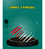 Antistatik 7’li Hassas Cımbız Takımı Manyetik Olmayan Uçlu