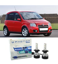 Fiat Panda Led Xenon Uzun + Kısa Far Ampulü H4 Access Yeni Seri Beyaz
