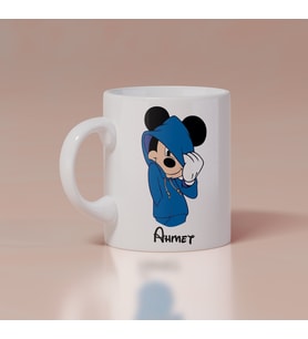 Mickey Mouse Baskılı Kupa Kişiye Özel