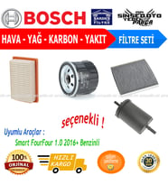 Filtre Bakım Seti Smart FourFour 1.0 2016+ Benzinli Hava + Yağ F + Yakıt F. + Polen Sardes