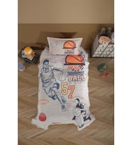 Clasy Tek Kişilik Dört Mevsim Set Basketball Bej