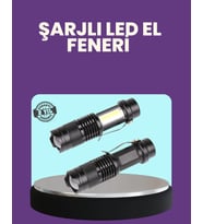 Suya Dayanıklı 4 Modlu Mini LED El Feneri