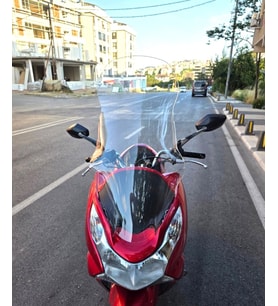 MOTOCAM Honda PCX Ön Cam 2011-2013 Model 83cm Şeffaf Renkli 4mm UZUN