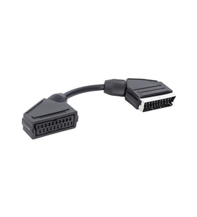 Scart Scart Erkek-Dişi Ara Kablo 20 Cm Elektromer