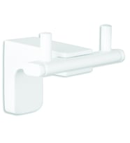T-MAY Banyo Premium İkili Bornoz Askılık Beyaz 71023-3