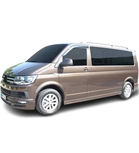 Volkswagen Transporter - (2003 - 2021) Uzun Şase Custom Style Yan Marşpiyel Seti (Plastik)