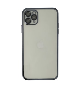 Apple İphone 11 Pro Max Kılıf Razer Lensli Silikon - Siyah