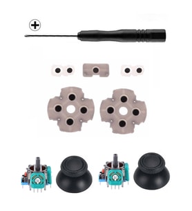 PS5 Analog Motor Topuz İç Lastik Versiyon 1 Tamir Seti PS5 Tornavida Playstation 5 Kol Tamiri (Mavi)