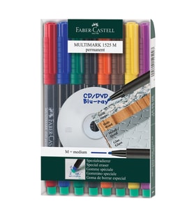 Faber Castell Permanent Asetat Kalemi (M) 8’li Takım