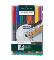 Faber Castell Permanent Asetat Kalemi (M) 8’li Takım