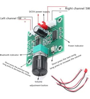 XH-A158 Bluetooth 5.0 Kablosuz Hoparlör Amplifikatör Kartı Dıy 5W * 2 PAM8403