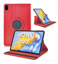 Huawei Honor Pad 10 12.1" Uyumlu Standlı 360° Yatay Dikey Dönebilen Deri Tablet Kılıfı
