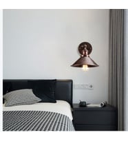 RİOLİGHT VİNTAGE1,RUSTİK1,RETRO1 FIRÇALI BAKIR HAREKETLİ BAŞLIK METAL APLİK ÇAP:23CM