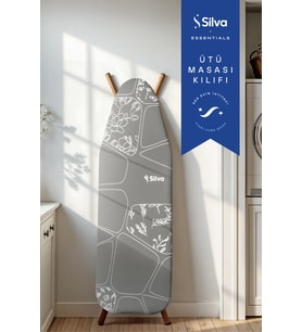 Gri Ütü Masası Kılıfı 50x140 cm, Koruma ve Şıklık İçin Ideal