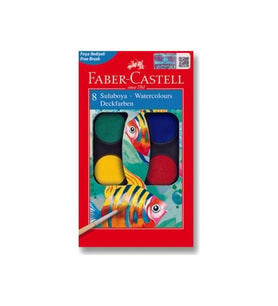 Faber-castell Sulu Boya 8 Renk 5292125008000