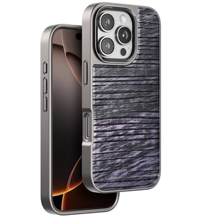 Iphone 16 Wave Kapak - Derin Mor