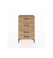Arges Komodin 4 Çekmeceli 60x30x96 Çam-Çam