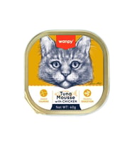 Wanpy Ton Balıklı Tavuklu Alutray Kedi Konserve 40 gr