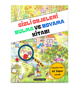 Gizli Objeleri Bul ve Boya (60 SÜPER Etkinlik Sayfası)