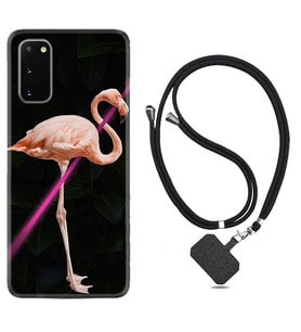 Samsung A02S A03S A10 A12 A13 A21S A22 Kılıf Boyun Askılı Silikon Line Filamingo 1776