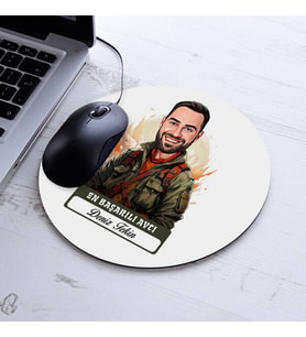 Kişiye Özel Hediye Karikatürlü En Başarılı Erkek Avcı Mousepad
