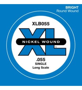 Daddario Xlb055 Bass Tek Tel D (Re) Xl Nickel Wound 0.055