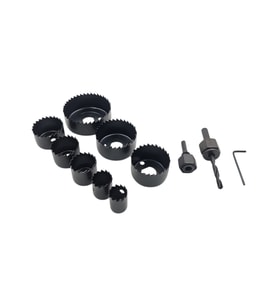Fixonic Eratool ERA56343 16-64mm Ahşap Panç Seti (11 Parça) (Siyah)