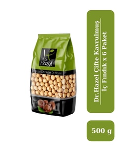 Drhazel Çifte Kavrulmuş İç Fındık 500 G x 6 Paket