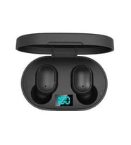 E6S Şarj Göstergeli Bluetooth 5.0 Kulak İçi Kulaklık Siyah