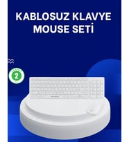 Northcity Kablosuz Klavye Fare Seti - Ofis ve Ev Kullanımı İçin Ergonomik ve Pratik Çözüm