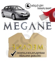 Renault Megane 2 Arka bagaj Megane Yazı