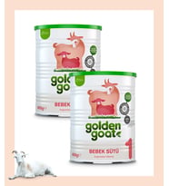 Golden Goat Keçi Bebek Sütü 1 Numara 400 gr 2'li Paket
